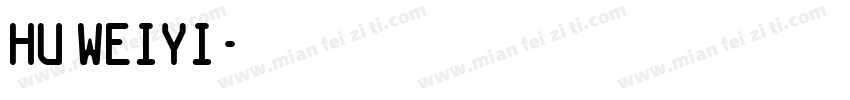 Hu Weiyi字体转换
